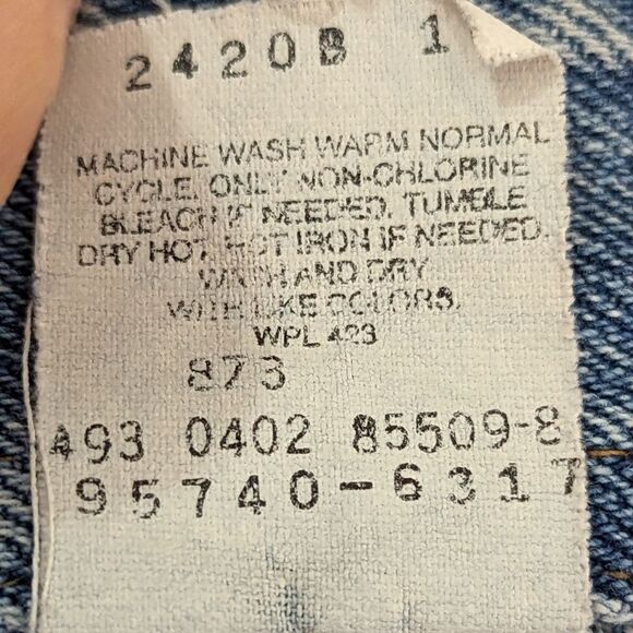 Levi’s‎ Snap Front Denim Skirt Sz 4 | Mid-Length A-Line Button Down Medium Wash - Picture 8 of 10